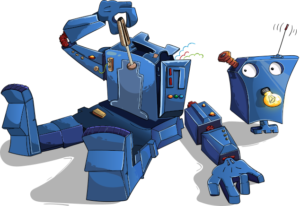 robot parts reassembling itself